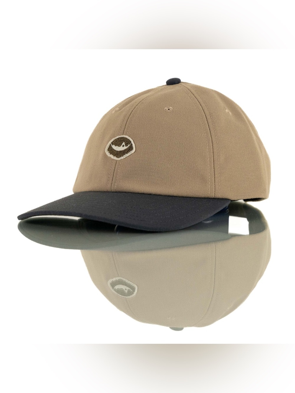 Fayettechill Feltner - Fielder Shape 6 Panel Dad Cap | Khaki/Charcoal | NWT